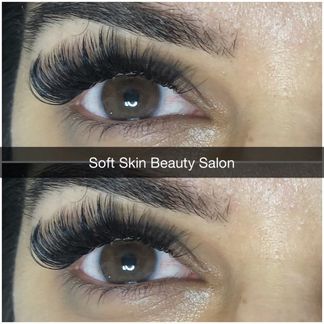 Wimpernextensions und Verdichtung